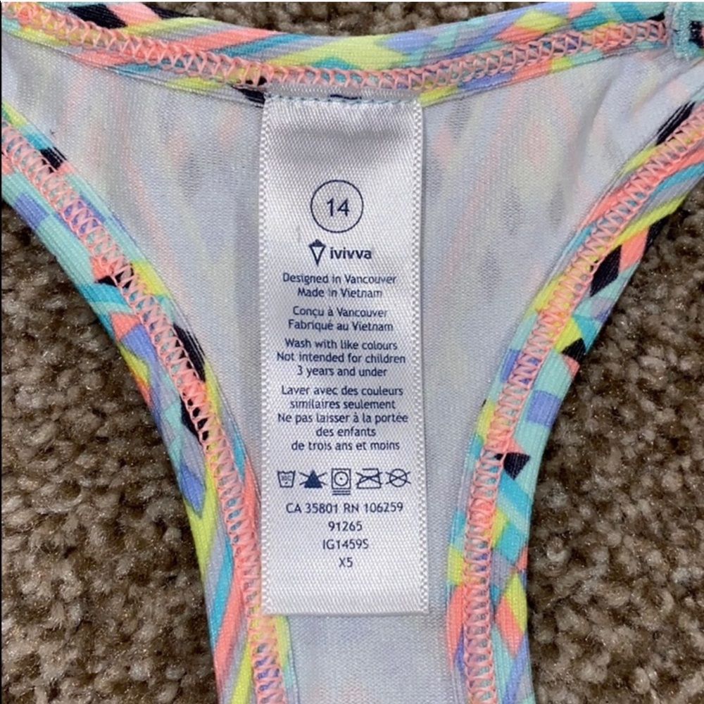 Ivivva Lululemon Racerback Tank - Picture 4 of 4